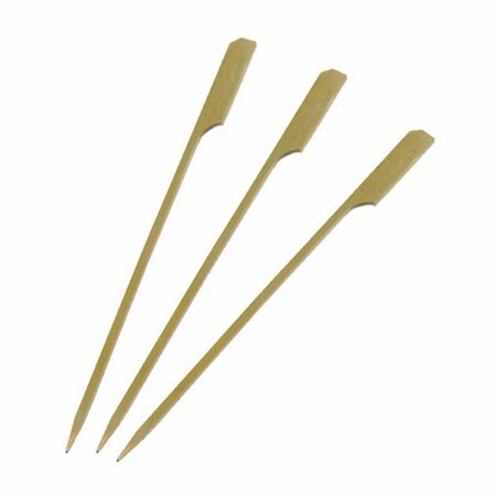 OMG 6 Sizes 2.75 In. Teppo Gushi Bamboo Paddle Pick, 2000PK OM115227